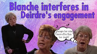 Blanche interferes in Deirdres engagement  Coronation Street 2005  Blanche Hunt Fans [upl. by Esetal591]