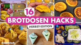 18 Brotdosen Hacks  Herbst Edition 🍂 Kita amp Schule  mamiblock [upl. by Faustena]