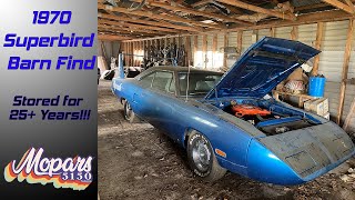 1970 Plymouth Superbird Barn Find Sitting for 25 years [upl. by Ettie]