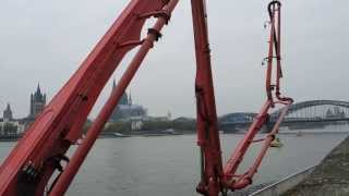 Putzmeister vor Dom in Köln am Rhein aus meiner Bob der Baumeister Reihe [upl. by Alaikim821]