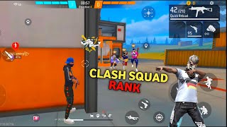 NEW SESSION CLASH SQUAD RANKED BEST MATCH WITH TWIST GAMEPLAY  GARENA FREE FIRE💯😱👻 [upl. by Annwahsal368]