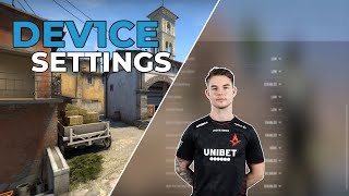 Device CSGO Settings  Setup 2021 [upl. by Haerr]