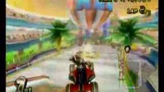 Mario Kart Wii Mii outfit b In Bdasher Mk2 [upl. by Neztnaj]