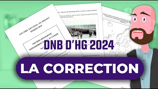 Brevet ➜ La correction du sujet dHistoireGéographieEMC 2024 [upl. by Infeld]