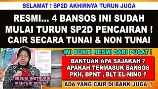 SELAMAT❗ AKHIRNYA 4 BANSOS INI SUDAH TURUN SP2D PENCAIRAN JANUARI 2024  PKH BPNT amp ELNINO ADA KAH [upl. by Saffian]