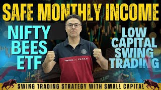 NiftyBees ETF Swing Trading Strategy  Regular Safe Monthly Income  Stock Market  Hindi [upl. by Wie]