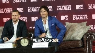 IAN SOMERHALDER en México photocall quotThe Vampire Diariesquot EnPOPados MtvAmorVampiro [upl. by Helprin]