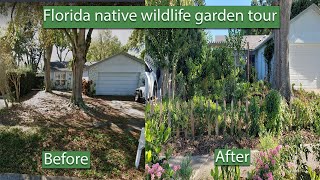 Food forest update  Native wildlife garden tour  Central Florida Zone 10A [upl. by Anera256]