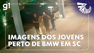 Imagens mostram como foi a madrugada dos jovens que morreram em BMW  FANTÁSTICO [upl. by Ellenyl]