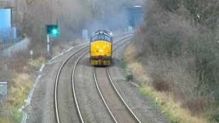 37405 Towing 90014 and a 7loco convoy [upl. by Leelah]