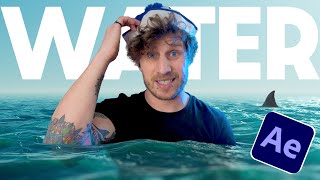 Create water and waves in After Effects  Advanced Compositing Tutorial [upl. by Fayette]