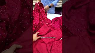 Making SABYASACHI 25 lakh outfit from SCRATCH in ₹7000 shorts ashortaday [upl. by Sheeb420]