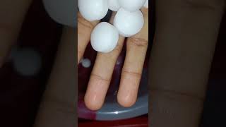 Mothball playing ⚪🤤 mothball asmr satisfying naphthaleneballs [upl. by Lindner]