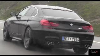 Spotted  2014 BMW M6 Gran Coupe 4 Door  on the Autobahn  Road Test TV ® [upl. by Otsirave]