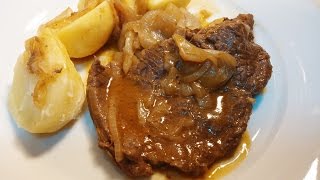 Receita de bife de cebolada by necasdevaladares [upl. by Dixil]