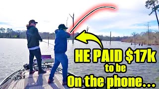 THIS GUY Paid 17000 to Fish 1 DAY with Me [upl. by Llerdnod]