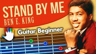 How to Play Stand By Me on Guitar for Beginners  BenEKing  Easy Lessons  Lyrics  Backing Track [upl. by Maurie]