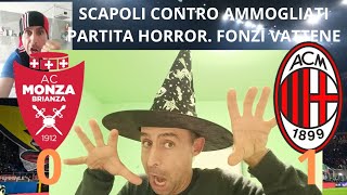 Scapoli contro Ammogliati Partita Horror Fonseca vattene Monza Milan 01 [upl. by Anival]