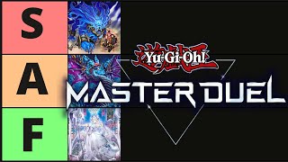 Updated Yugioh Master Duel Competitive Tier List Best Decks Ranked [upl. by Aman]