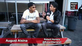 August Alsina talks about his faith in God w RobertHerrera3 [upl. by Atalya]