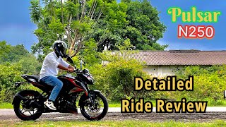 New Pulsar N250 Detailed Ride Review  Mt 15 Killer  चलाने मे कैसा है 😇 [upl. by Acira]