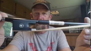 Can I rehair a Fiddlerman carbon fiber bow [upl. by Sirtimed131]