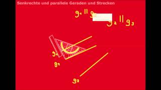 Parallele Geraden und Strecken Teil 1 [upl. by Conrado]