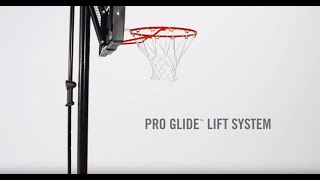 Adjusting Height on the Spalding Pro Glide Advanced Basketball Hoop Lift System [upl. by Joon]