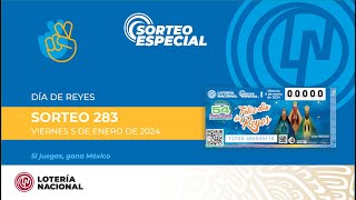 Sorteo Especial Especial No 283 quotCelebrando el día de Reyesquot [upl. by Dane604]