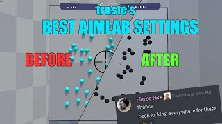 Best Aim Lab settings 2023 [upl. by Rora]