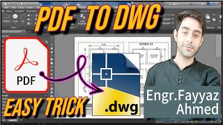 PDF to DWG  Converting PDF to AutoCAD Drawing Online  StepbyStep Tutorial with Cadsofttoolscom [upl. by Simara]