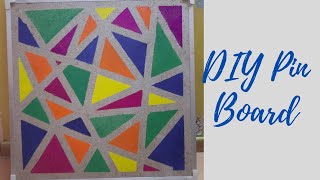 DIY Pin Board I DIY Easy Notice Board  Pin Board Decoration Ideas [upl. by Guinn]