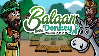 Balaam and his donkey  Animated Bible Stories  My First Bible  31 [upl. by Aimil]