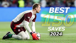 Best 150 Goalkeeper Saves 202425  HD 2 [upl. by Suiluj16]