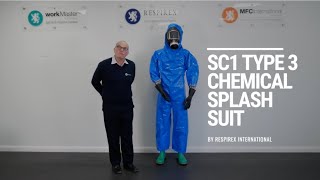 Respirex SC1 Chemical Splash Suit Presentation [upl. by Aienahs]