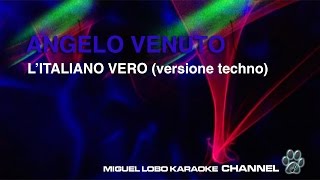 ANGELO VENUTO  LITALIANO  Karaoke Channel Miguel Lobo [upl. by Stelmach]