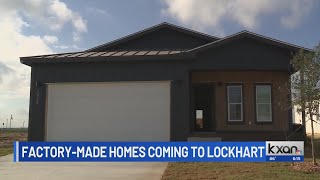 New Lockhart development builds home in factory adding to housing inventory [upl. by Ayaj]