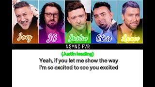 NSYNC  Better Place Official Color Coded Lyrics [upl. by Airyt]