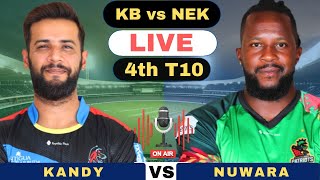 Live KB vs NEK  Kandy Bolts vs Nuwara Eliya Kings Live Match Lanka T10 Super League 2024 [upl. by Akiam]