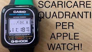 SCARICARE IN MODO SEMPLICE E VELOCE QUADRANTI PER APPLE WATCH [upl. by Pachston]