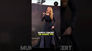 Adele Announces Engagement to Rich Paul During Munich Concert shorts [upl. by Eimmaj86]