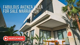 Fabulous Akenza Villa For Sale Marrakech [upl. by Acinorrev]