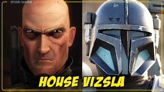 House Vizsla From Jedi to Empire the Rise and Fall of Mandalorian Power  Star Wars Shorts [upl. by Nylloh]