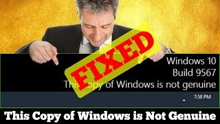 FIXED This Copy of Windows is not Genuine Windows Error [upl. by Adnocahs]