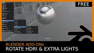 Blender 28 Addon Overviews Rotate HDRI amp Add Extra Lights Free [upl. by Beaulieu]