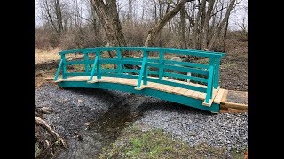 How To Build A Backyard Bridge [upl. by Natie]