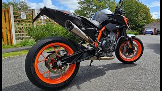 KTM 890 Duke R 1000 mile review [upl. by Ahsoyem]