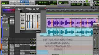 Advanced DeEssing  Why your deesser plugin may not be the best way to go [upl. by Janie]