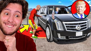 ROUBEI o CARRO DO PRESIDENTE gta 5 [upl. by Puff99]