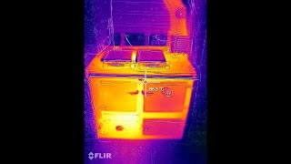 Cast iron radiator and Rayburn chat with thermal camera info restoration selfbuild range coal [upl. by Nafri]